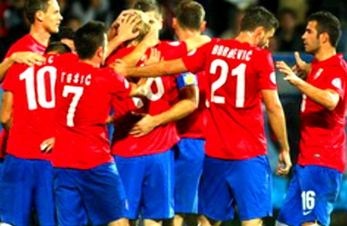 Первая победа Сербии, нулевка Дании и Албании В группе I очередной тур прошел в пользу сборной Португалии.