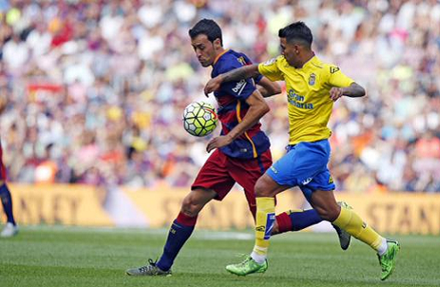 Дубль Суареса приносит победу Барселоне В матче 6-го тура чемпионата Испании Барселона на Камп Ноу одержала победу над Лас-Пальмас.