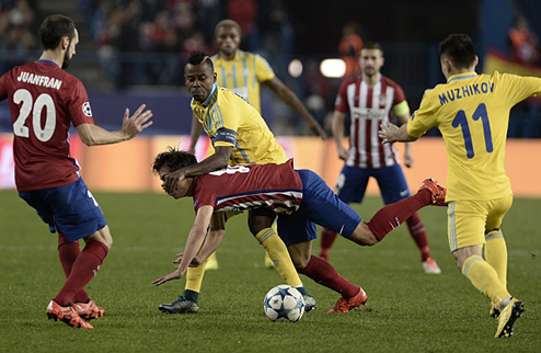 Атлетико не смог добыть три очка в Казахстане Завершился первый сегодняшний матч четвертого тура группового этапа Лиги чемпионов.