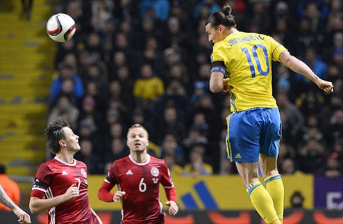 Швеция побеждает в первом матче против Дании Состоялся матч плей-офф квалификации Евро-2016 между Швецией и Данией.