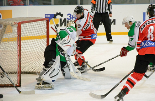 Хоккей. Столкновение в Дружковке Треть чемпионата Украины уже позади.
