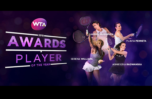 WTA представил кандидаток на награду "Лучшая теннисистка года" Официальный сайт WTA назвал имена претенденток на звание лучшей теннисистки сезона-2015.