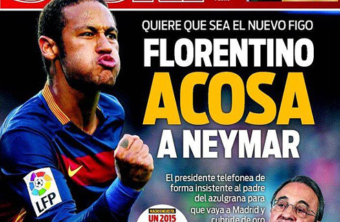 Флорентино Перес хочет под елочку Неймара. ФОТО Бразилец вернулся в Барселону с бразильских каникул.