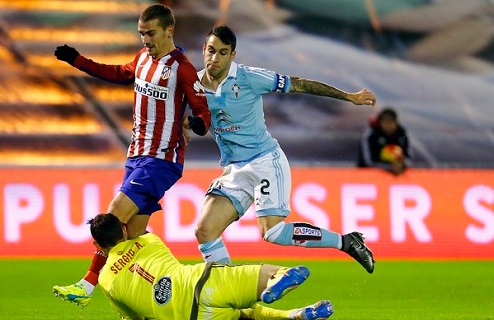 Атлетико на выезде обыграл Сельту Закончился последний матч 19-го тура чемпионата Испании.