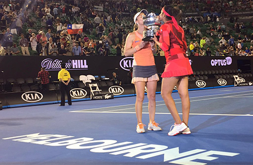Australian Open. Парный разряд. Хингис и Мирза — триумфаторки турнира Состоялся финальный поединок Открытого чемпионата Австралии в парном разряде.