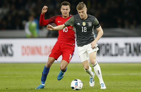 ТМ. Англия вырывает победу над Германией Завершился очередной товарищеский матч между европейскими сборными.