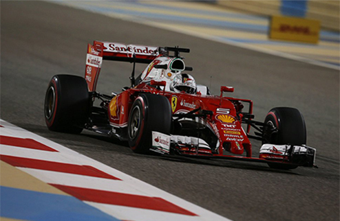 Формула-1. Гран-При Бахрейна. Феттель — лучший в третьей тренировке Пилот Феррари Себастьян Феттель показал лучшее время в последней тренировке на трасс...