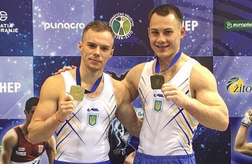 Спортивная гимнастика. Еще одно золото для Верняева Украинские гимнасты Олег Верняев и Игорь Радивилов заработали медали Хорватии. 
