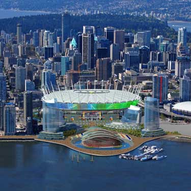 На Олимпиаде никто не увидит чудо-крышу После Олимпийских игр в Ванкувере на стадионе, где состоятся церемонии открытия и закрытия, установят уникальную...