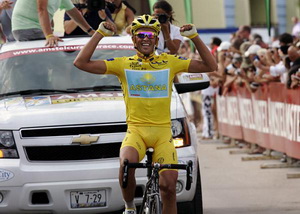 Контадор выиграл очередную гонку Вчера на Антильских островах состоялась ежегодная гонка Амстел Кюрасао.