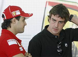 Масса: "Все у нас с Алонсо будет нормально" Фелипе считает, что еще один сильный гонщик команде не повредит, и два пилота наладят нормальные отношения.