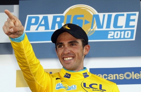 Контадор - победитель многодневки Париж-Ницца Испанский велогонщик был лучшим во Франции.