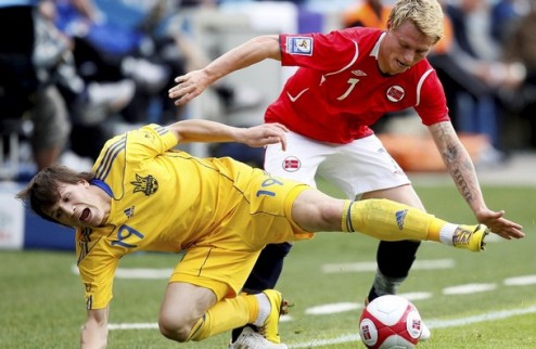 Украина обыграла Норвегию Несмотря на значительный перевес хозяев поля, все решил гол Романа Зозули. 