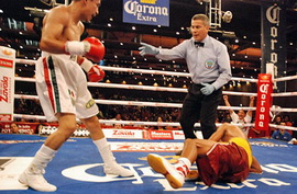 Хулио Миранда завоевал титул WBO Вакантный пояс в наилегчайшем весе достался мексиканскому боксеру.